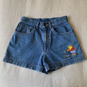 Details about / Vtg Disney MICKEY MOUSE High Waist Jean Shorts Sz 7//8